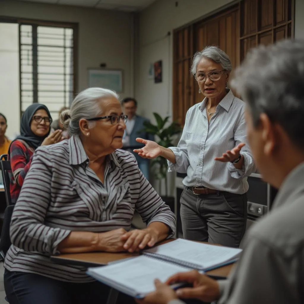 Taller de jubilación en Colombia